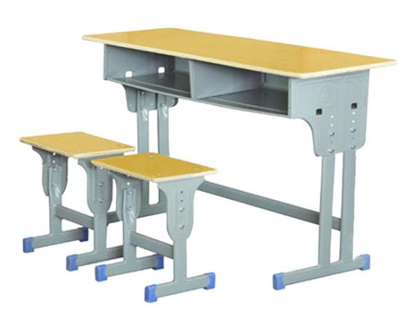 学生双人桌椅/铁架课桌椅